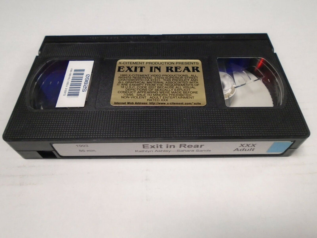 Exit in Rear 1993 Kathlyn Ashley Sahara Sands 1993 85mins Adult VHS 022219AMP2