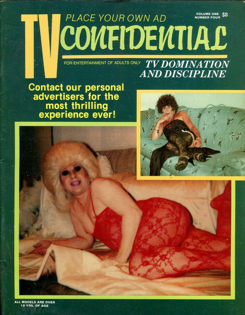 TV Confidential Transvestite Contact Magazine vol.1 #4 1988 070419lm-ep