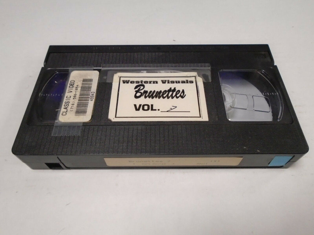 Brunettes Vol 7 Western Visuals Dark Haired Adult VHS 040419AMP