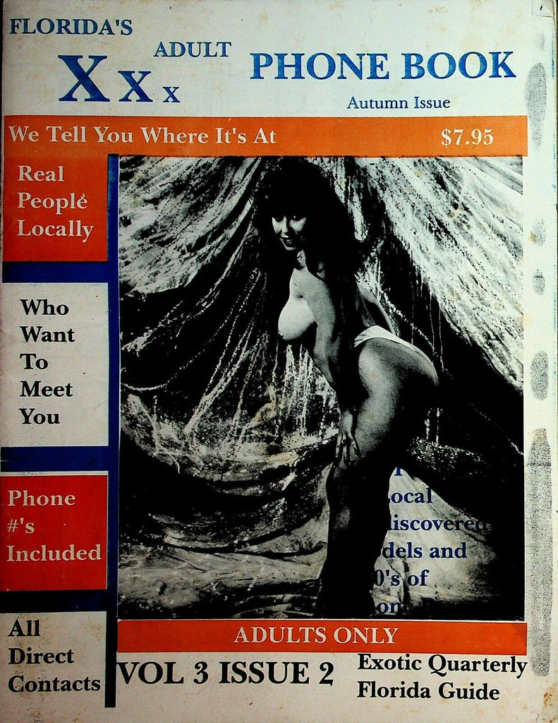 Florida's XXX Adult Phone Book Contact Magazine vol.3 #2 1980's 081020lm-ep