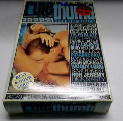 Rule Of Thumb Busty Adult VHS Ron Jeremy XXX vg 031714lm-ep