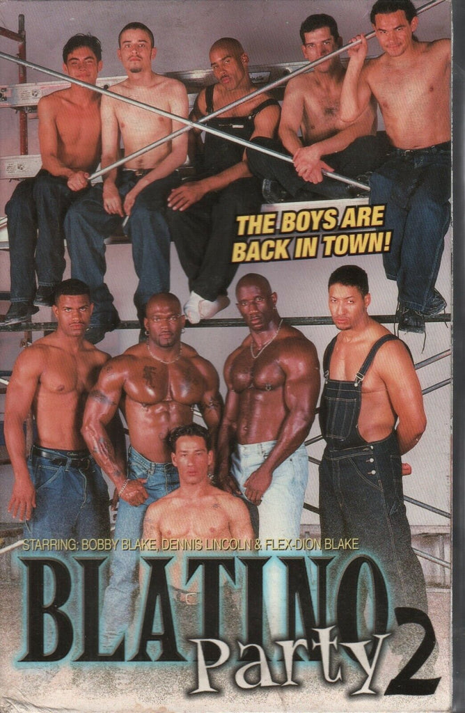 Blatino Part 2 Bobby Blake Dennis Lincoln Gay Male Adult VHS 072319AMP4