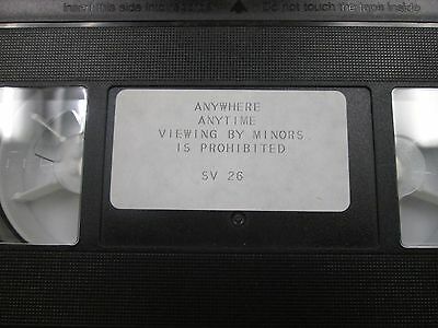Anywhere Anytime SV 26 Video XXX VG Adult VHS 052215amp
