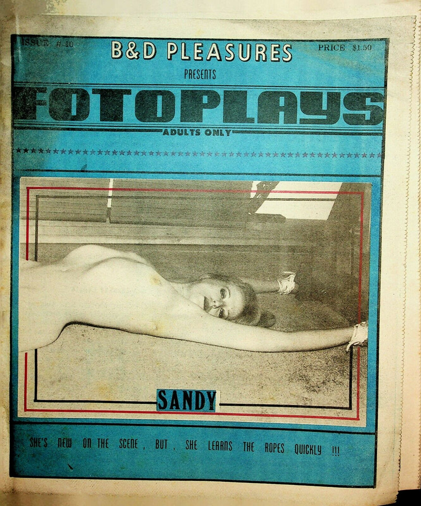 Fotoplays Fetish Newspaper She Learns The Ropes #10 1985 022020lm-ep