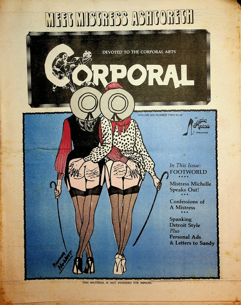 Corporal Fetish Newspaper Mistress Asthoreth vol.6 #2 1983 022120lm-ep2