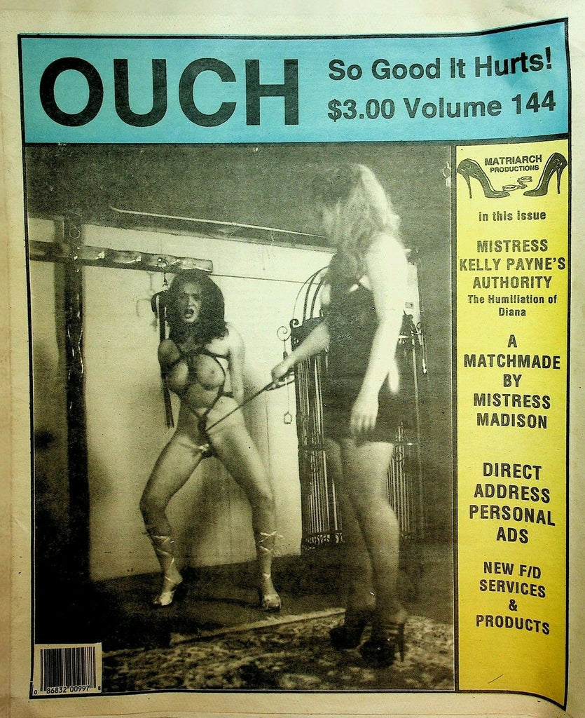 Ouch Fetish Newspaper Mistress Kelly Payne #144 1998 022820lm-ep