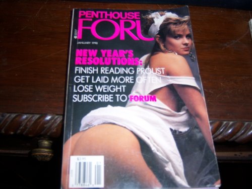 Penthouse Forum Adult Magazine Digest Size January 1990 New Year's Resolutions