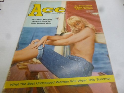 Ace Busty Adult Magazine "Backyard and Sport" "Toast to Toast" Vol 9 No 2 September 1965