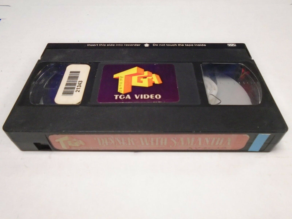 Dinner with Samantha Vintage Adult VHS 020119AMP2
