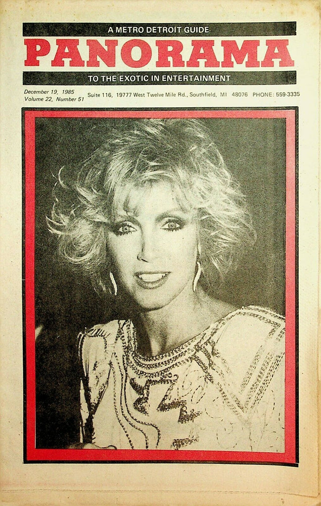 Panorama Metro Detroit Exotic Guide Donna Mills December 19,1985 022020lm-ep