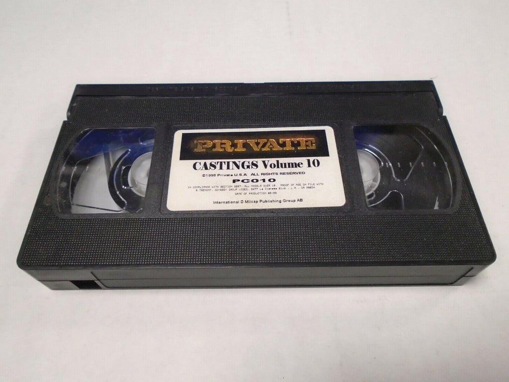 Castings Vol 10 1998 Private USA Adult VHS 031219AMP