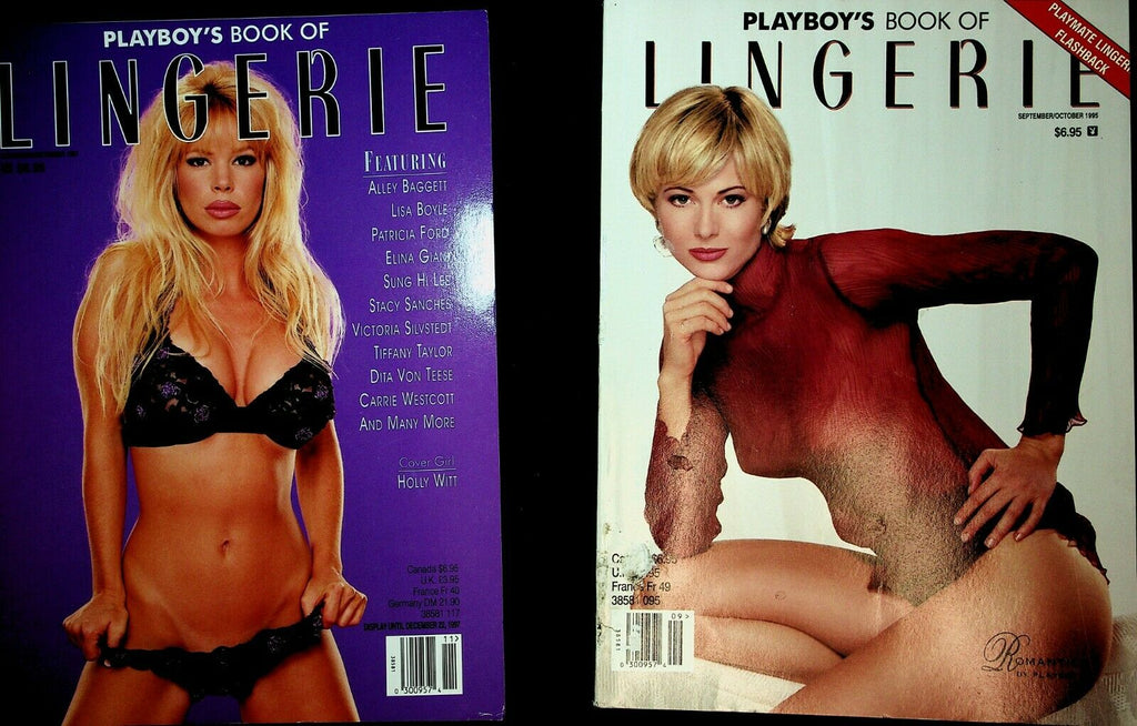 Lot of 6 Playboy's Lingerie Magazines 1994- 2007 Holly Witt 042920lm-ep