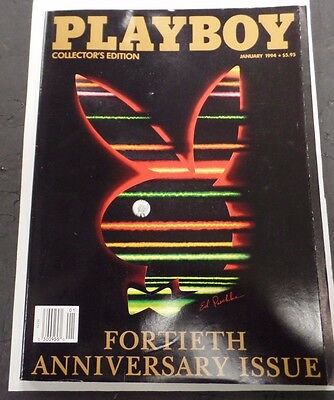 Playboy Fortieth Anniversary Adult Magazine January 1994 ex 010616lm-ep