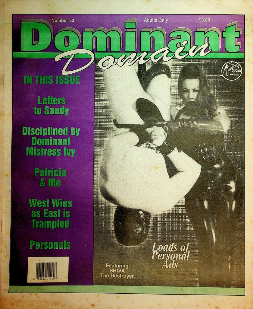 Dominant Domain Newspaper Shiva The Destroyer #83 1999 021820lm-ep