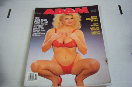 Adam Busty Adult Magazine "Young Taylor Wane" Vol.34 #10 October 1990