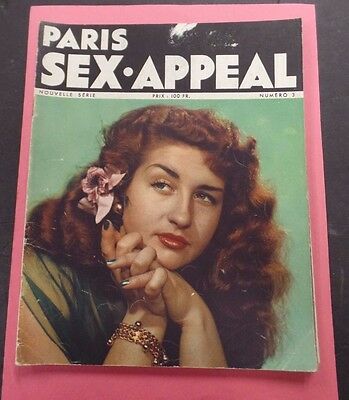Paris Sex Appeal Adult French Magazine #3 1950's 121815lm-ep