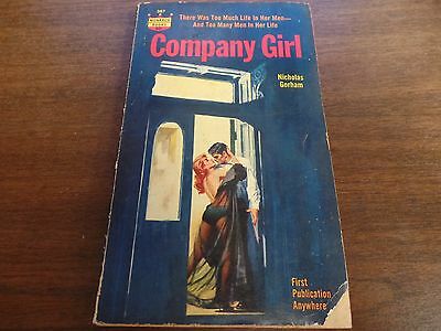 Company Girl Nicholas Gorham Monarch Books 1963 1st Ed Erotic Novel 120915ame