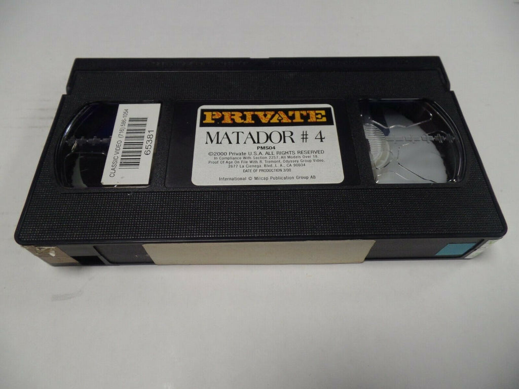 Private Matador #4 European Beauties 2000 Adult VHS 030119AMP2
