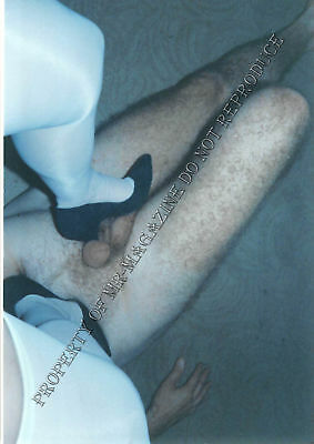 Adult 1970s Photo 3.5x5 Foot Fetish Man Stepped on High Heels Domination 30HT