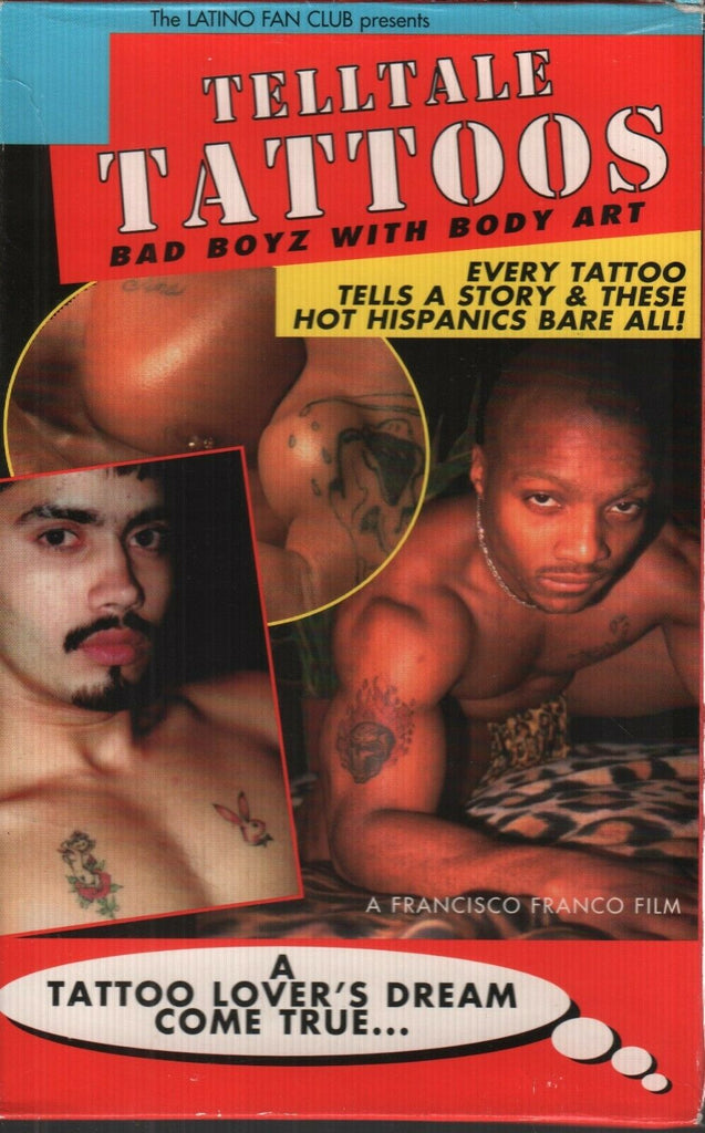 Tell Tale Tattoos Rough and Read Latino Fan Club Gay Male Adult VHS 080119AMP7