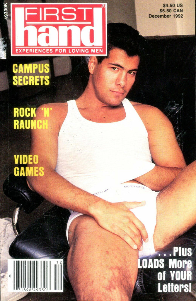 First Hand Gay Digest Campus Secrets December 1992 112818lm-ep