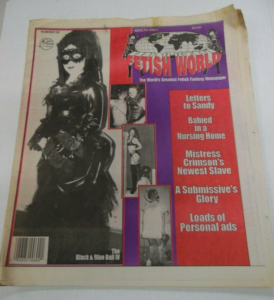 Fetish World Newspaper The Black & Blue Ball IV #85 1995 121619lm-ep