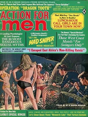 Action For Men Magazine Laura's Special Hunger July 1972 062218lm-ep
