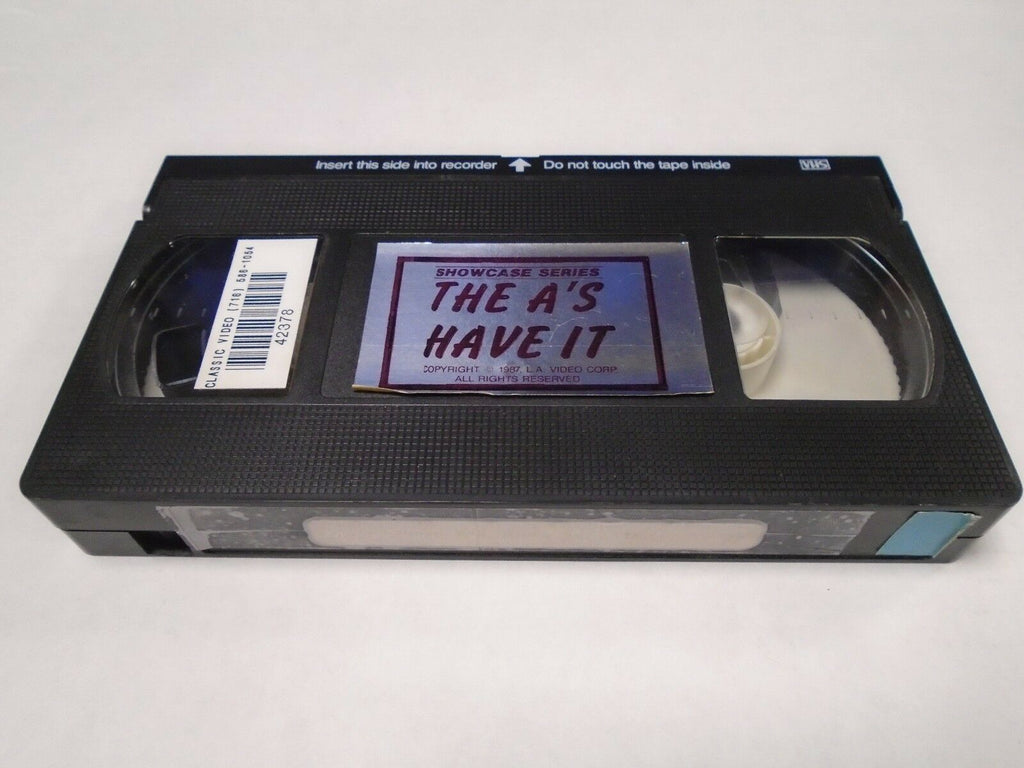 The A's Have it 1987 Rikki Blake Amber Lynn 90mins Adult VHS 012419AMP