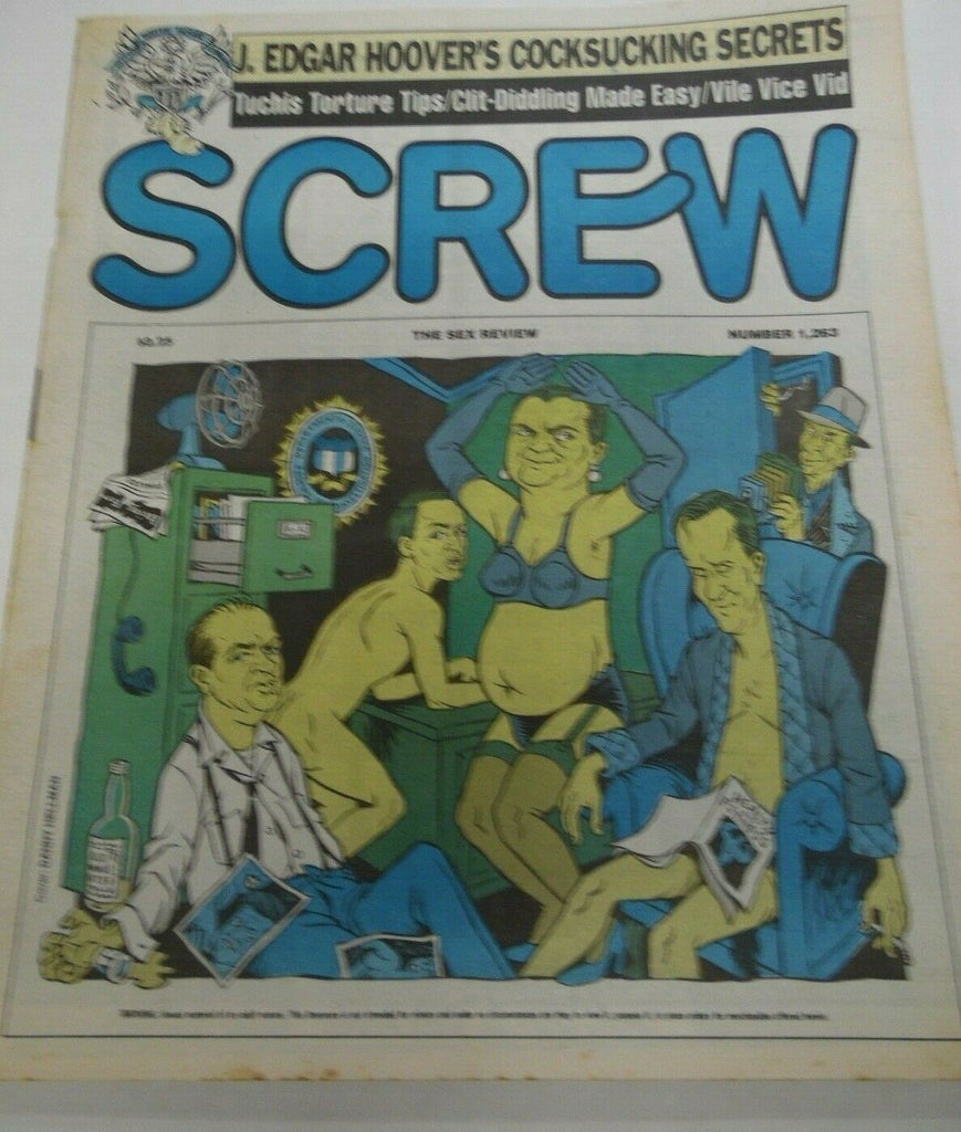 Screw Newspaper J. Edgar Hoover's Cocksucking Secrets #1263 1993 121219lm-ep