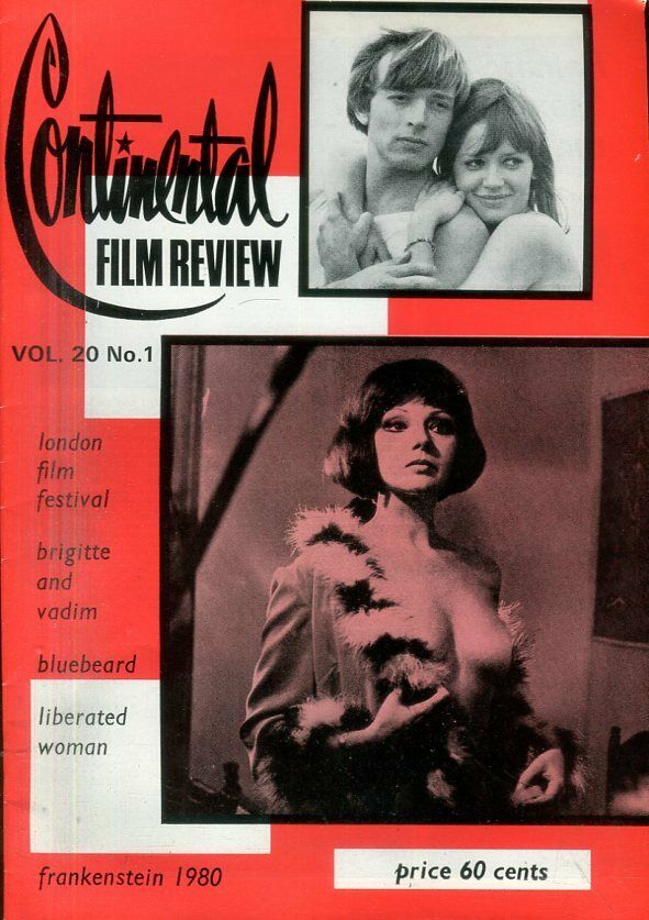 Continental Film Review Brigitte & Vadim vol.20 #1 1970's 032719lm-ep