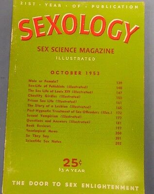 Sexology Sex Science Digest Sexual Vampirism October 1953 071013lm-epa