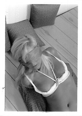 Adult Photo 1990s B&W 5x7 Bondage Beautiful Blonde Bound & Dominated 129yc