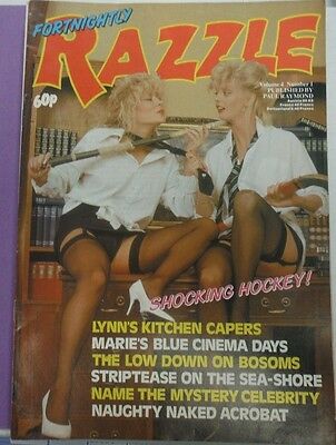 Razzle Busty Adult Magazine Paul Raymond vol.4 #1 1985 110215lm-ep