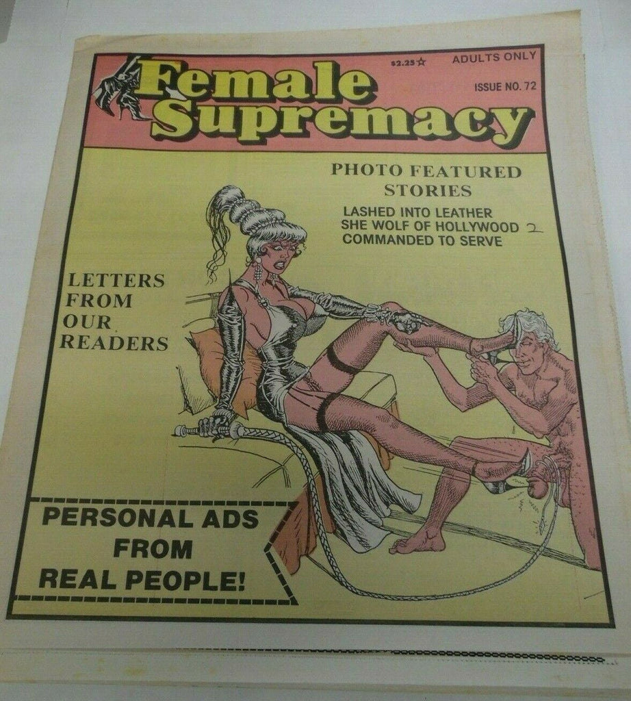 Female Supremacy Newspaper Command To Serve #72 1990's 120719lm-ep