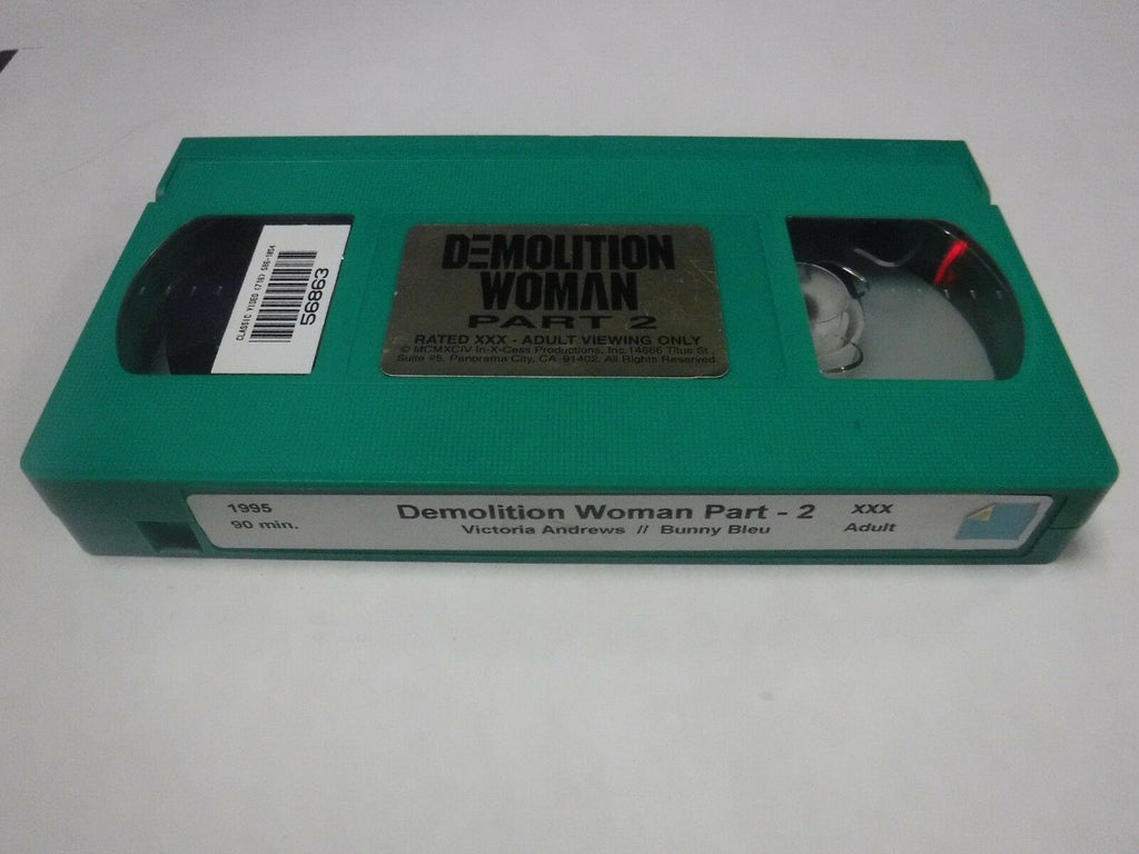 Demolition Woman Part 2 Victoria Andrews Bunny Bleu 1995 Adult VHS 010519AMP