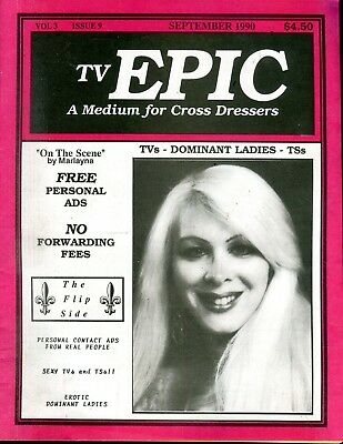 TV Epic Medium For Cross Dressers Magazine September 1990 042618lm-ep2