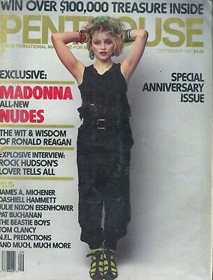 Lot Of 4 Madonna Magazines Penthouse/ Playboy 1985-1987 051618lm-ep - Used
