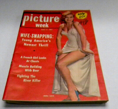 Picture Week Adult Digest Abbe Lane May 2, 1957 vg 011814lm-ep