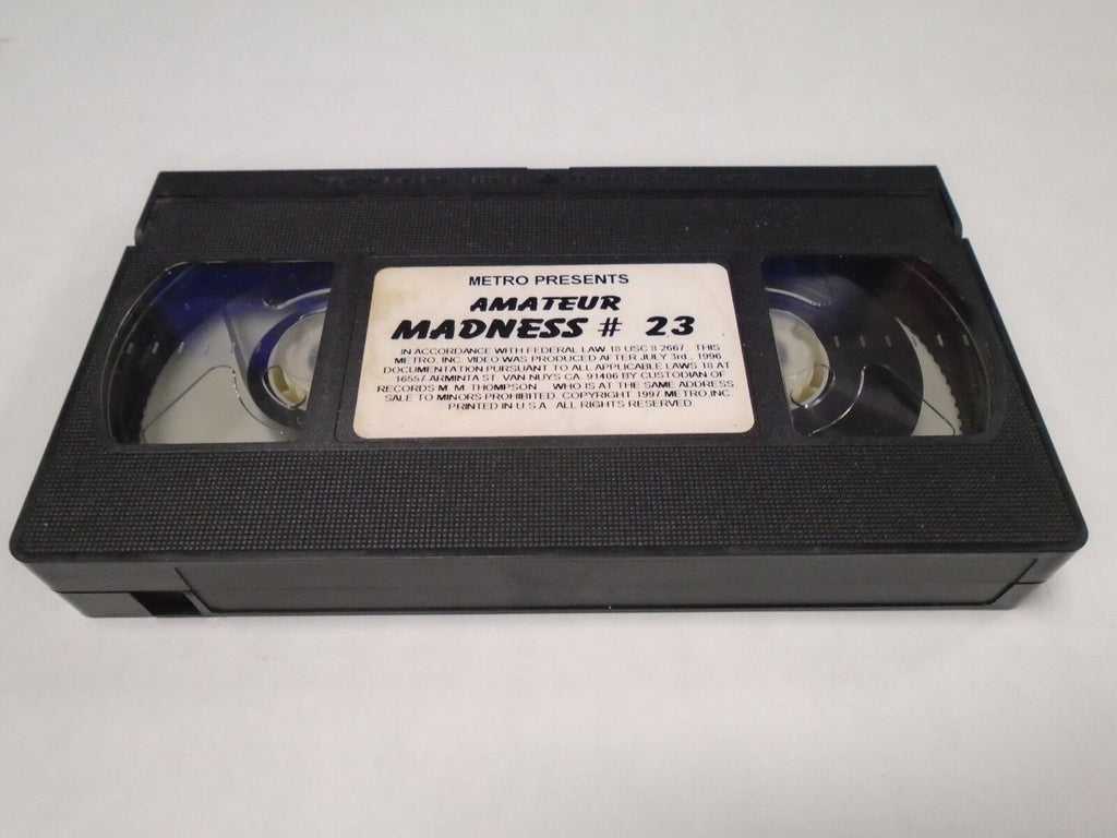 Amateur Madness #23 Metro Video Adult VHS 013119AMP