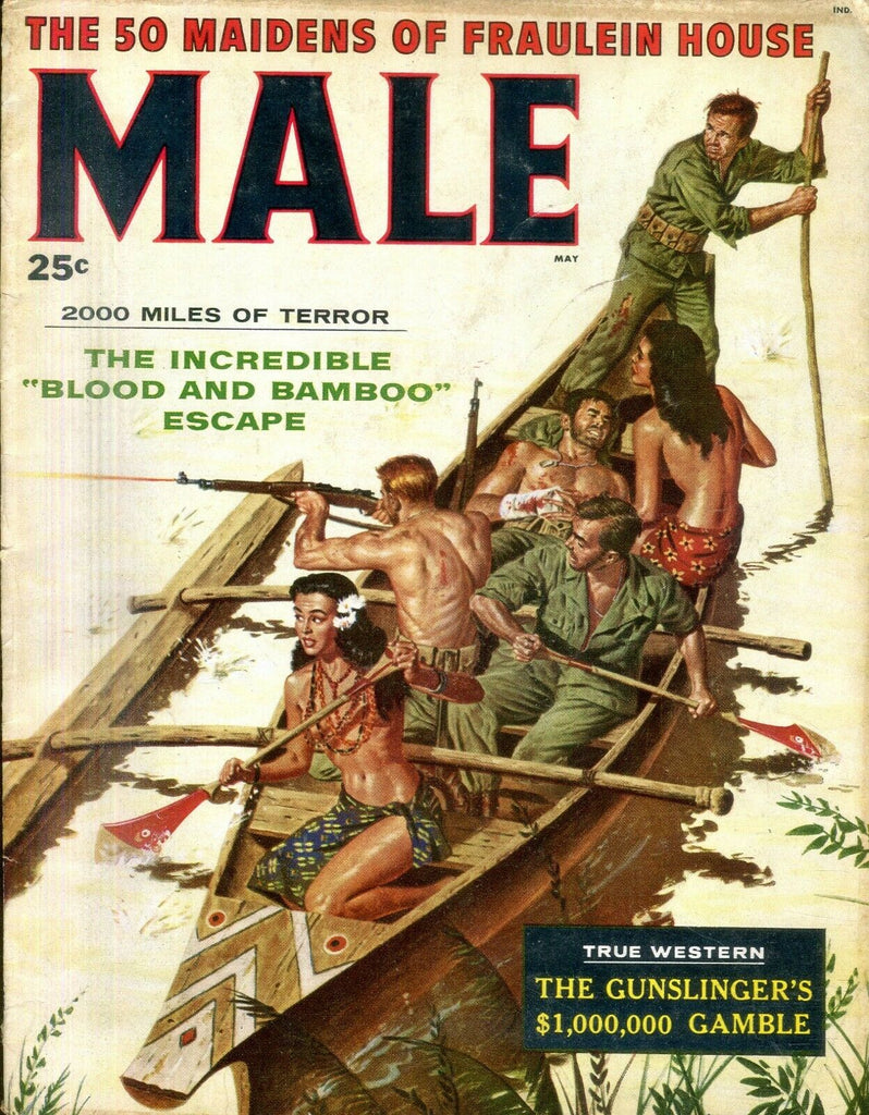 Male Magazine 50 Maidens Of Fraulein House May 1958 022619lm-ep