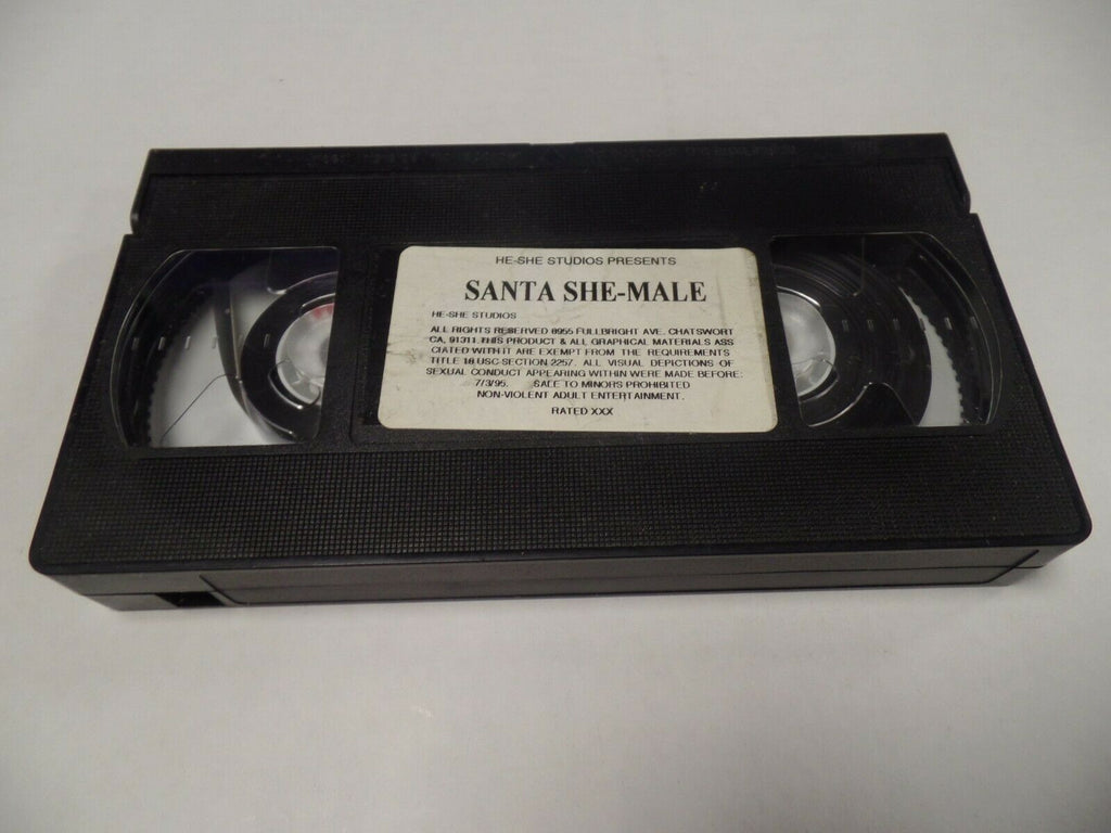 Santa She-Male 1995 He-She Studios Adult VHS 052019AMP