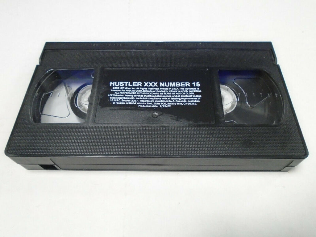 Hustler XXX Number 15 2002 LFP Video Adult VHS 031819AMP3