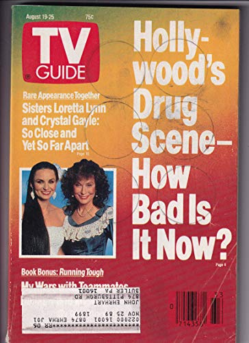 Tv Guide Mag Loretta Lynn Crystal Gayle August 19-25, 1989