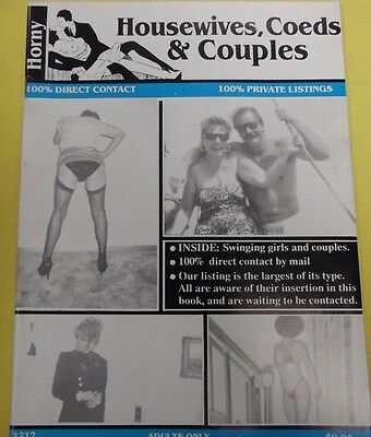 Housewives, Coeds & Couples Contact Magazine 1992 120812lm-epa