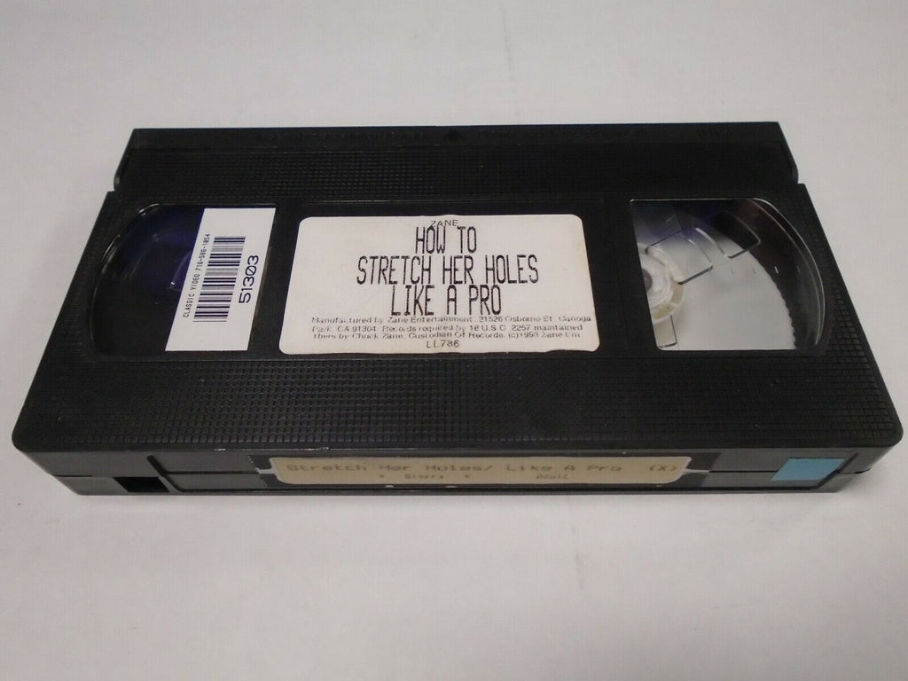 How to Stretch Her Holes Like a Pro Sierra Zane Ent Adult VHS 022619AMP2