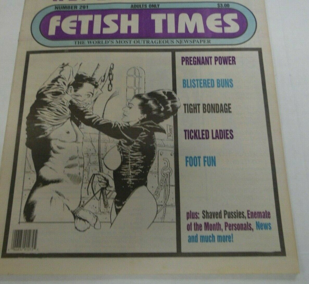 Fetish Times Newspaper Tickled Ladies/Foot Fun #291 1999 121219lm-ep