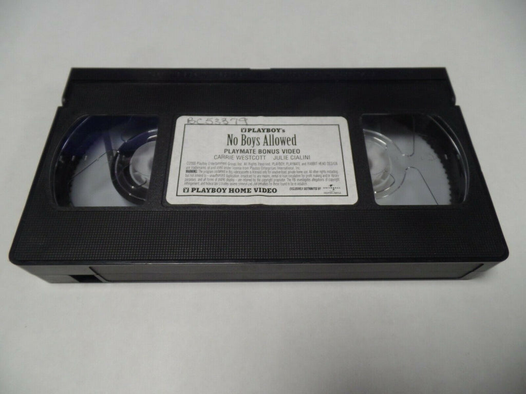 No Boys Allowed Playmate Bonus Carrie Westcott Adult VHS 052819AMP2
