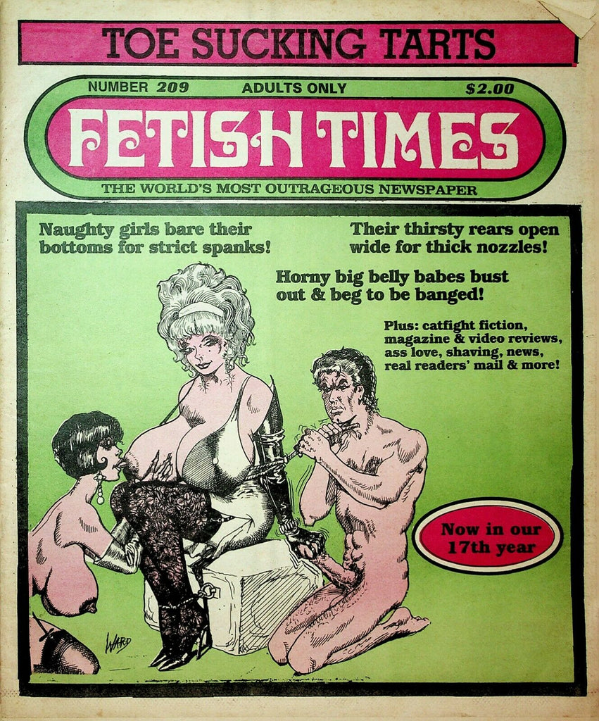 Fetish Times Newspaper Toe Sucking Tarts #209 022720lm-ep