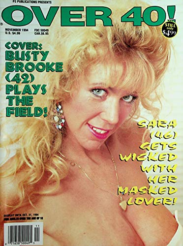 Over 40! Magazine Cover Girl Busty Brooke November 1994 061926AMP-