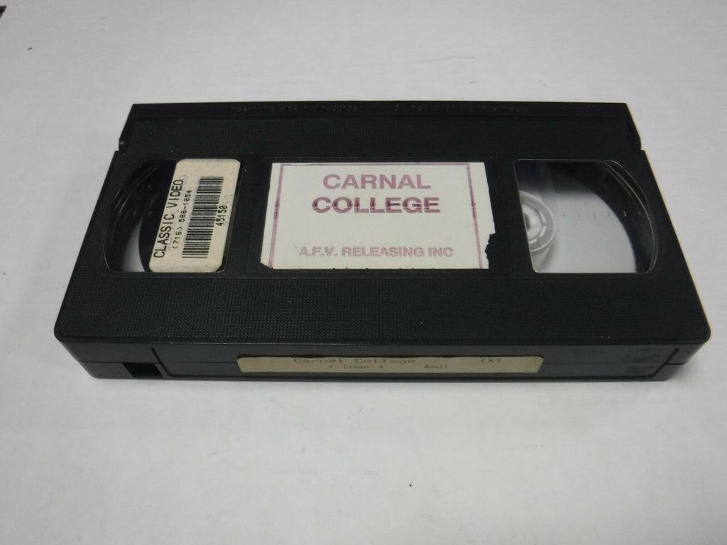 Carnal College Britt Morgan Sharon Mitchell 1987 83mins Adult VHS 1231 –  Mr-Magazine